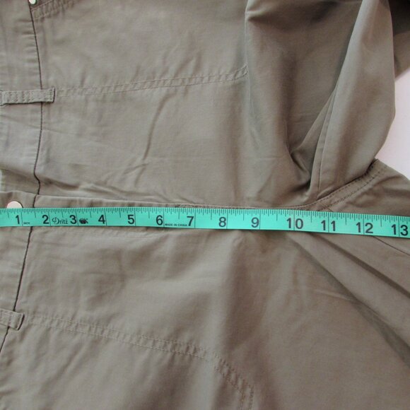 Chico's Olive Green Cotton/Nylon Pants Size 2P (Size 12 petite) - Picture 11 of 15
